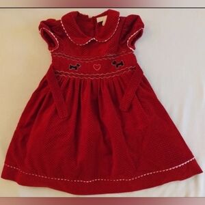 Vintage Chart Club Red Dress 3T NWOT